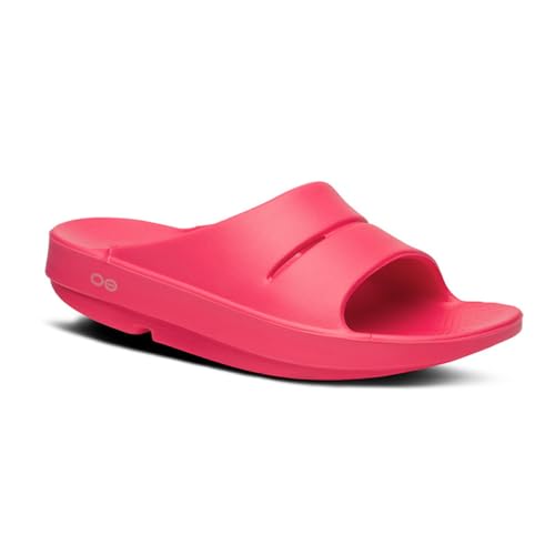 OOFOS Unisex-Erwachsene Ooahh Slide Sandal, Neon Berry, 45 EU OOFOS Unisex-Erwachsene Ooahh Slide Sandal, Neon Berry, 45 EU von OOFOS