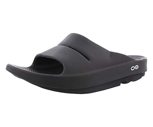 OOfos Damen Ooahh Slide Sport-& Outdoor Sandalen, Schwarz (Black) von OOFOS