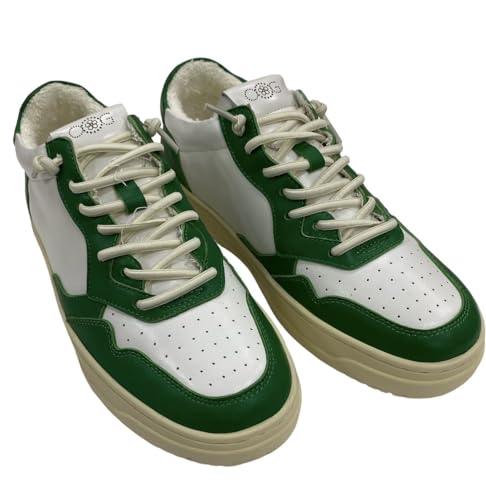 OOG Damen Leder Sneaker (Green, EU Schuhgrößensystem, Erwachsene, Damen, Numerisch, M, 38) von OOG, GENERATION