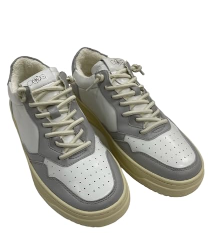 OOG Damen Leder Sneaker (Grey, EU Schuhgrößensystem, Erwachsene, Damen, Numerisch, M, 37) von OOG, GENERATION