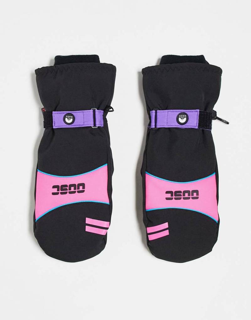 OOSC - 1988 - Ski- und Snowboardfäustlinge aus PrimaLoft in Schwarz von OOSC