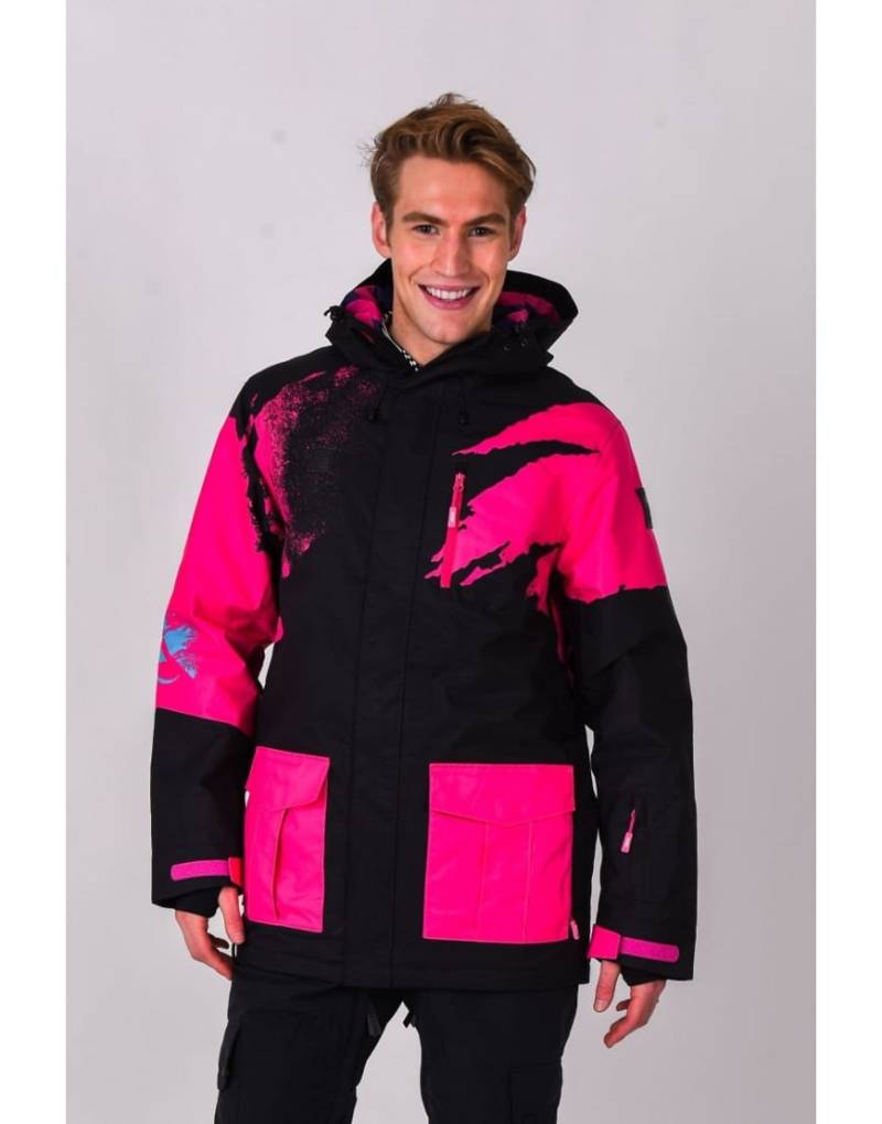 OOSC - Afterparty - Herrenjacke in Schwarz und Rosa von OOSC
