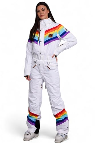OOSC Damen Winter Skianzug Schneeanzug Rainbow Road von OOSC