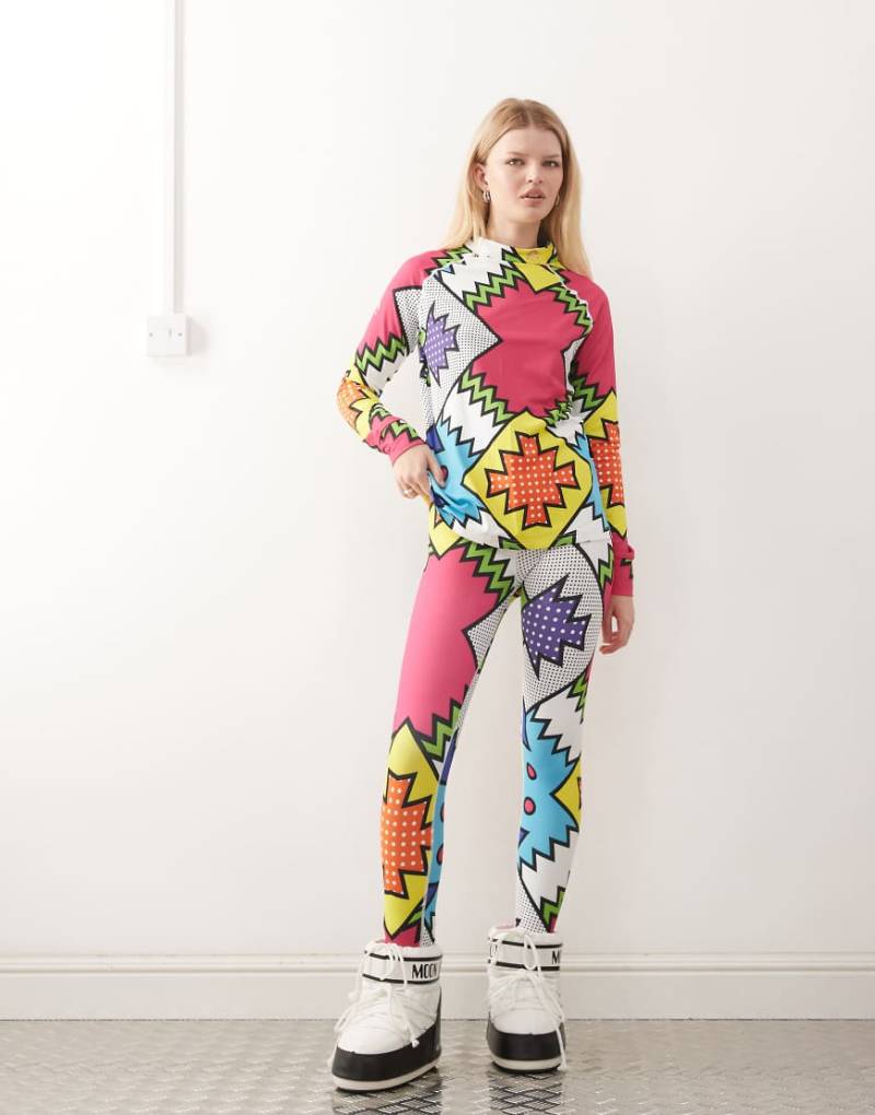 OOSC - Day Tripper - Bunte Baselayer-Leggings für Damen von OOSC