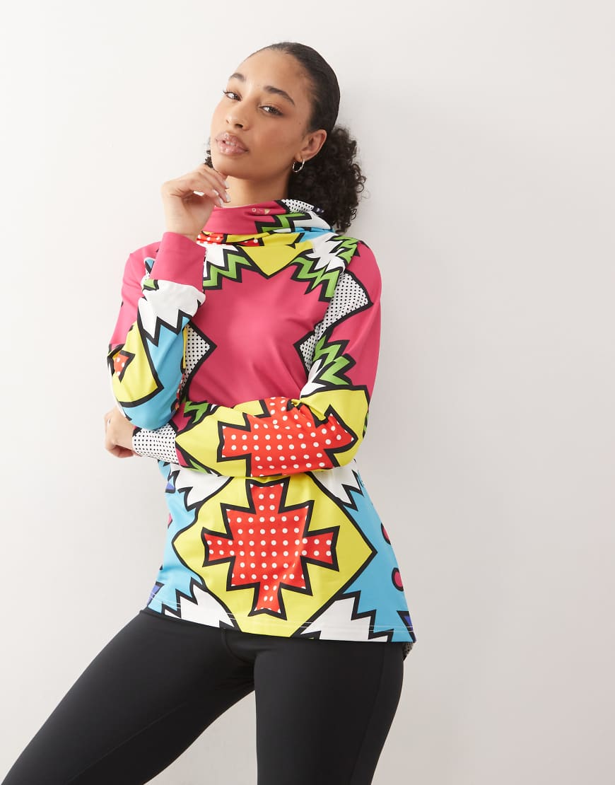 OOSC - Day Tripper - Hochgeschlossenes Baselayer-Oberteil in Bunt von OOSC