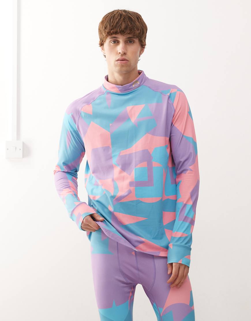 OOSC - Del Mar - Mehrfarbiges Baselayer-Oberteil für Herren-Bunt von OOSC