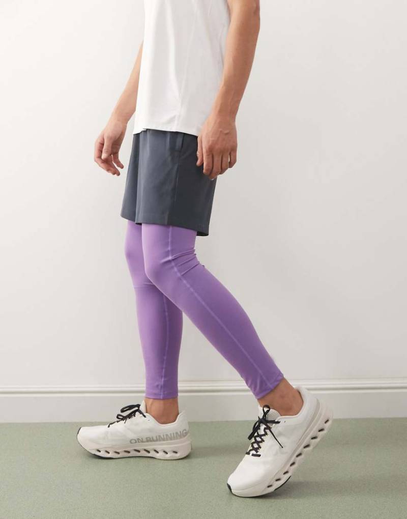 OOSC - Elite Activewear - Leggings in Lila von OOSC