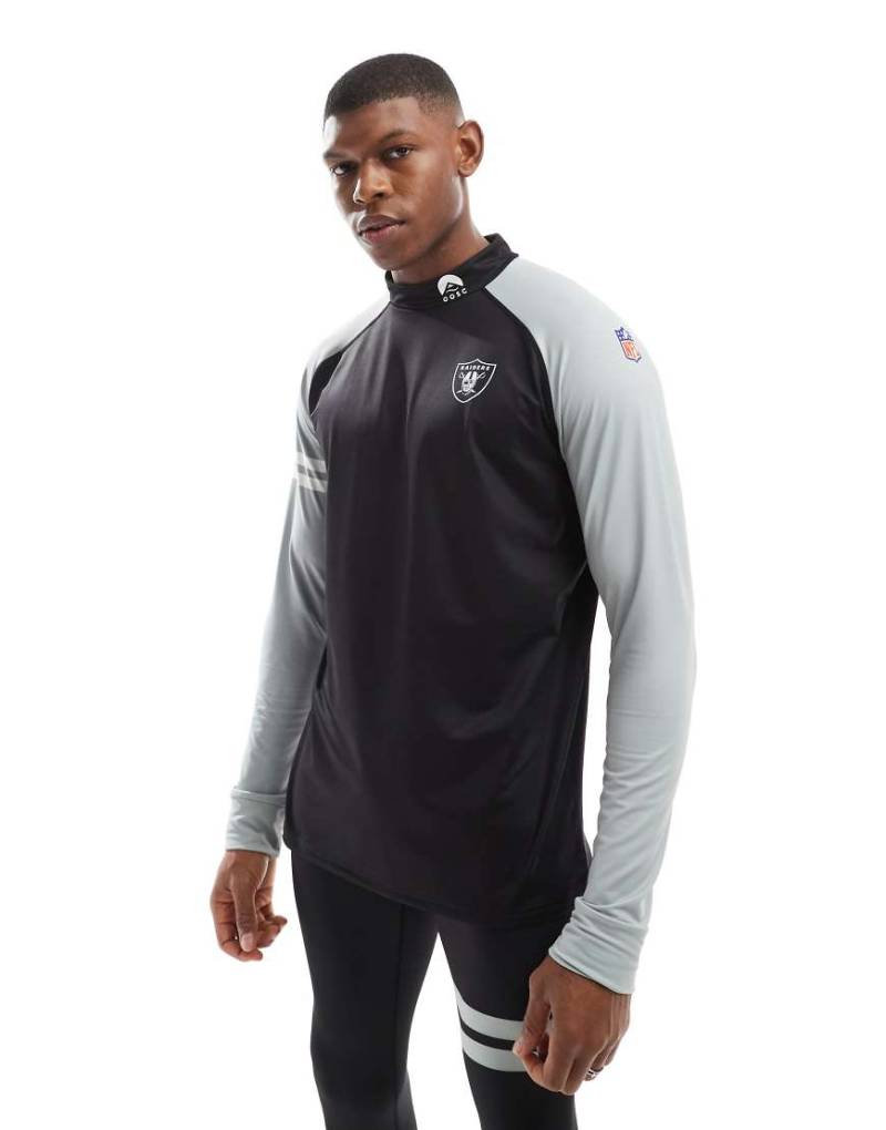OOSC - Las Vegas Raiders OOSC NFL - Mehrfarbiges Ski-Baselayer-Oberteil für Herren-Schwarz von OOSC