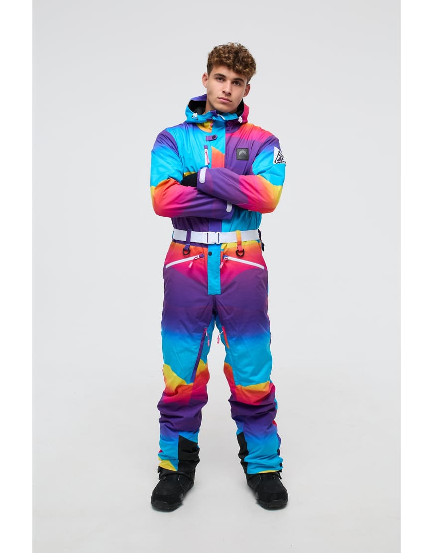 OOSC - Mambo Sunset - Bunter Herren-Skianzug-Blau von OOSC