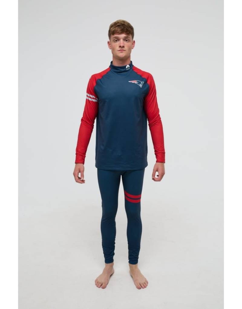 OOSC - New England Patriots - OOSC x NFL - Buntes Baselayer-Oberteil für Herren-Blau von OOSC