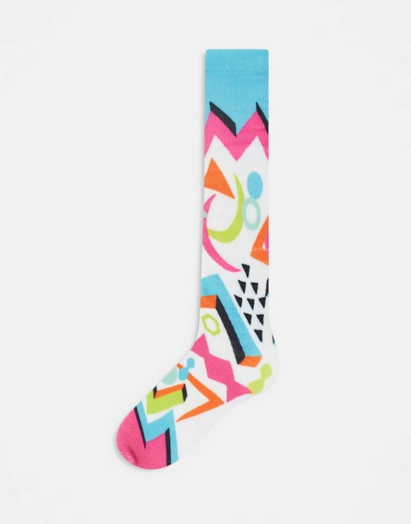 OOSC - Nuts Cracker - Bunte Ski-/Snowboardsocken-Blau von OOSC