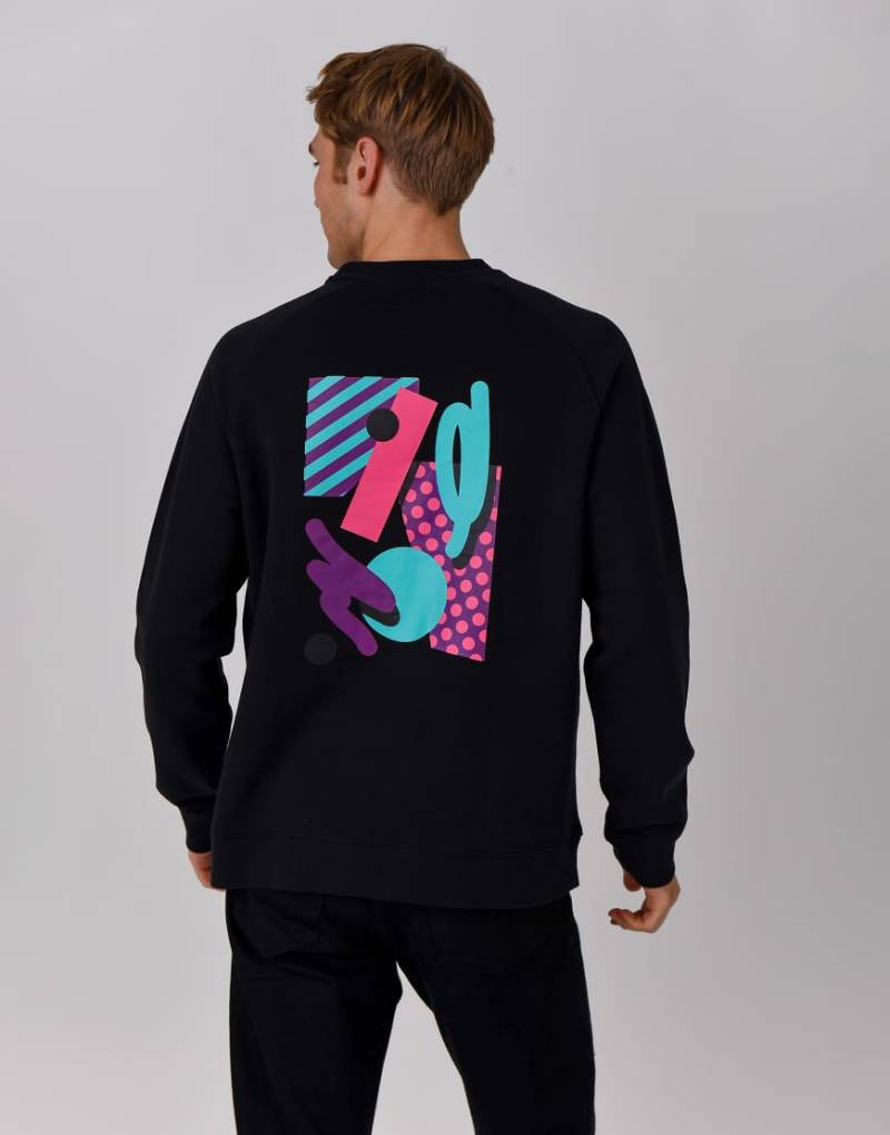 OOSC - Penfold - Sweatshirt in Schwarz und Schwarz von OOSC