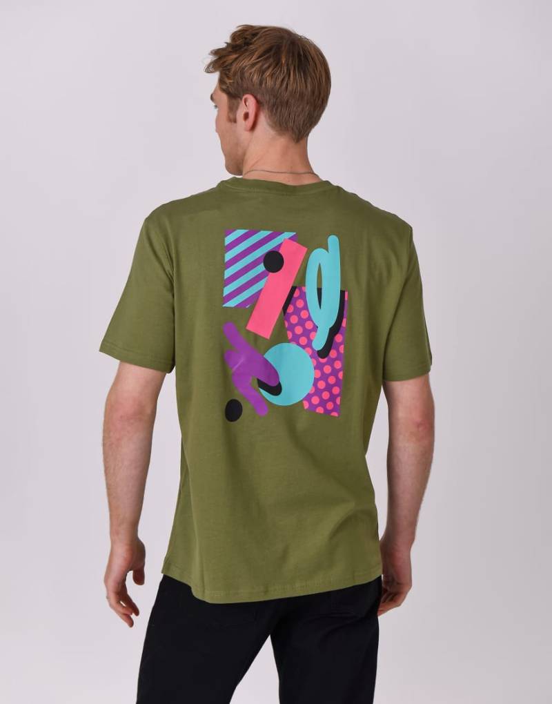 OOSC - Penfold - T-Shirt in Khaki-Grün von OOSC