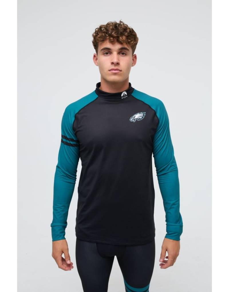 OOSC - Philadelphia Eagles - OOSC x NFL - Buntes Baselayer-Oberteil für Herren-Schwarz von OOSC