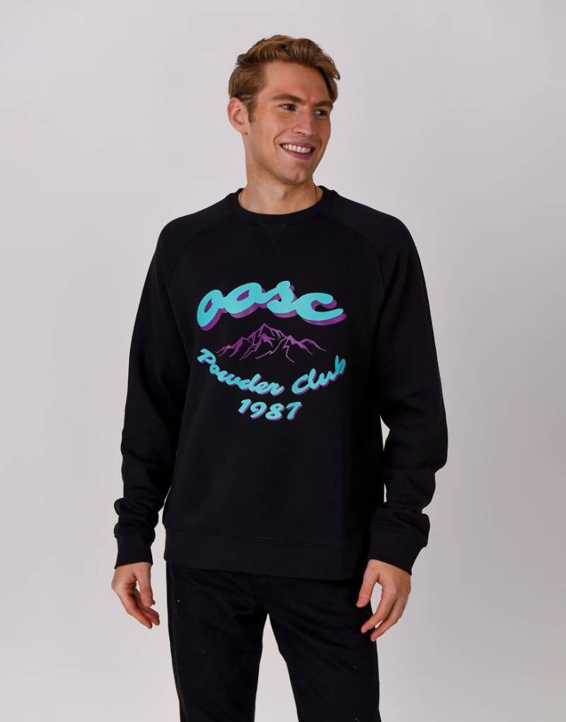 OOSC - Powder Club - Sweatshirt in Schwarz von OOSC