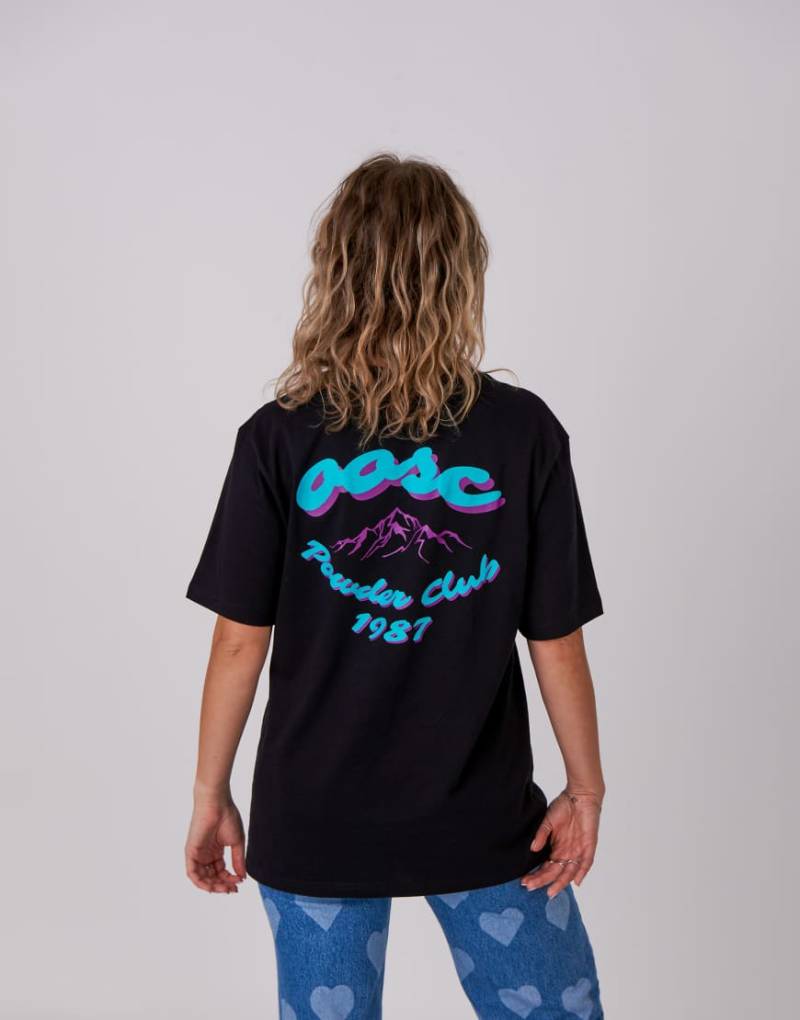 OOSC - Powder Club - T-Shirt in Schwarz von OOSC
