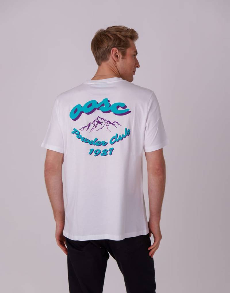 OOSC - Powder Club - T-Shirt in Weiß von OOSC