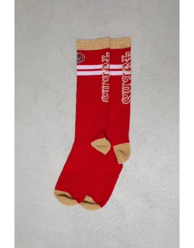 OOSC - San Francisco 49ers - OOSC x NFL - Bunte Ski-/Snowboardsocken-Rot von OOSC