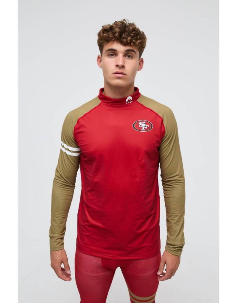 OOSC - San Francisco 49ers - OOSC x NFL - Buntes Baselayer-Oberteil für Herren-Rot von OOSC
