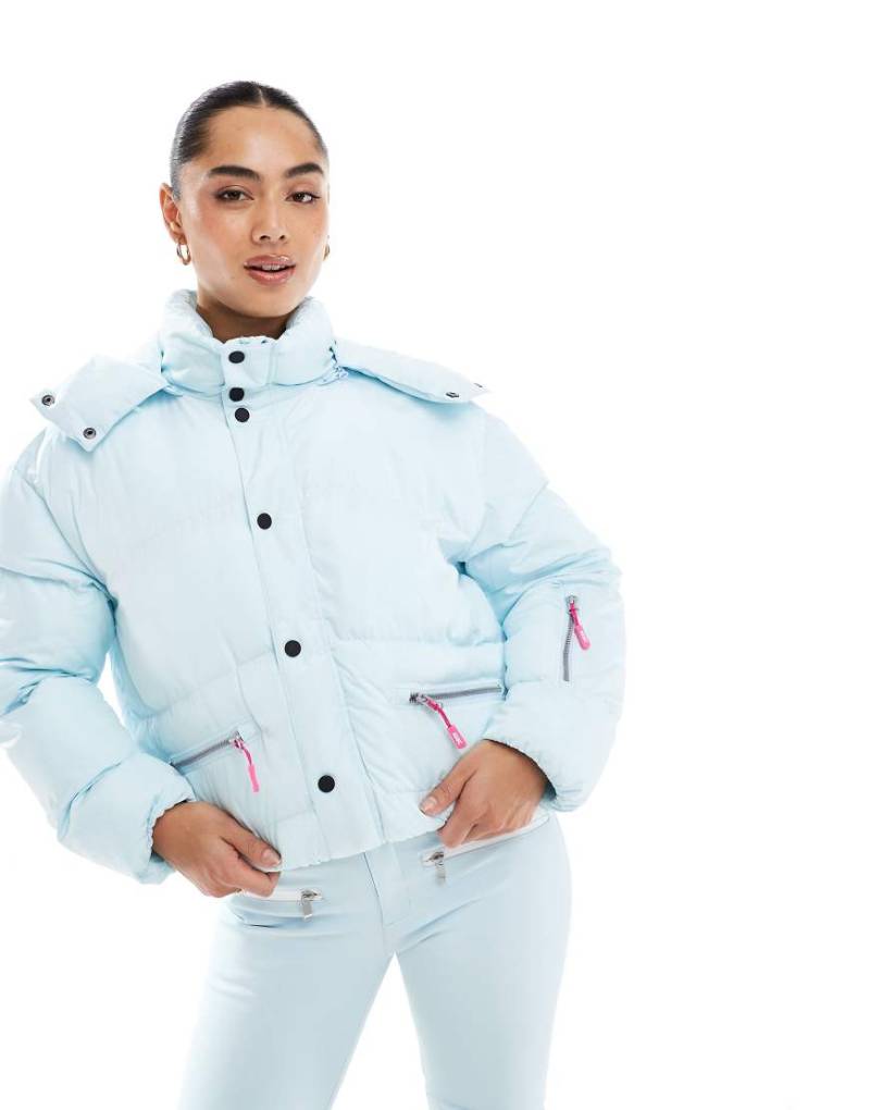 OOSC - Schicke Ski-Pufferjacke in Eisblau von OOSC