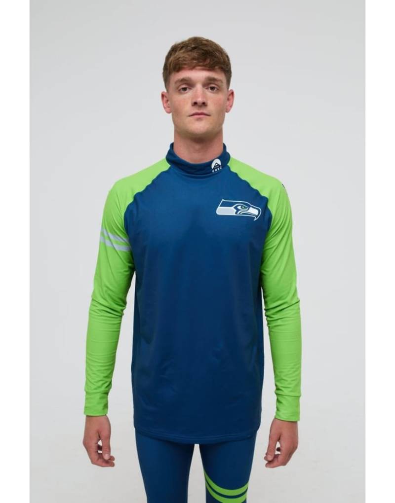 OOSC - Seattle Seahawks - OOSC x NFL - Buntes Baselayer-Oberteil für Herren-Blau von OOSC