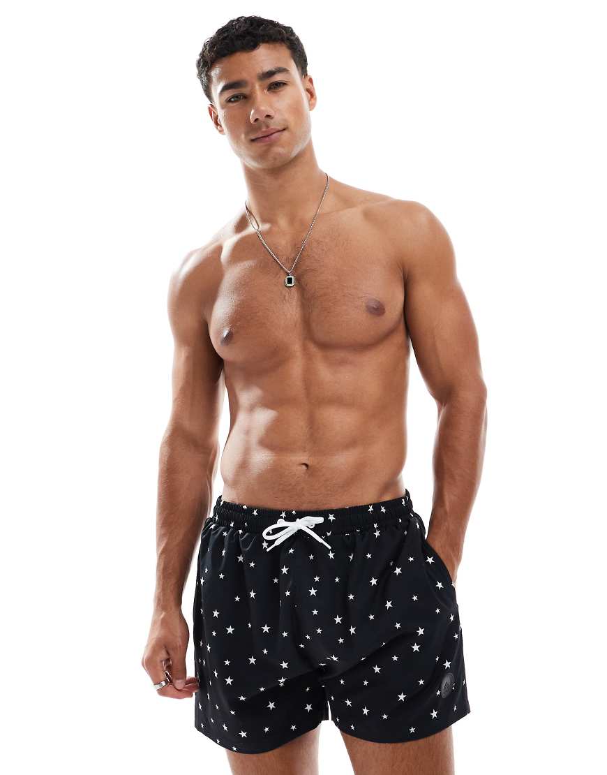 OOSC - Shining Star - Badeshorts in Schwarz mit Sternenmuster OOSC - Shining Star - Badeshorts in Schwarz mit Sternenmuster von OOSC