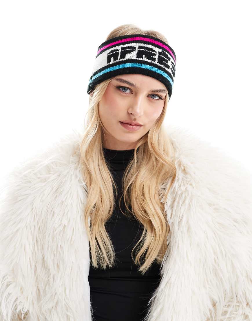 OOSC - Ski - Mehrfarbiges Stirnband-Schwarz von OOSC