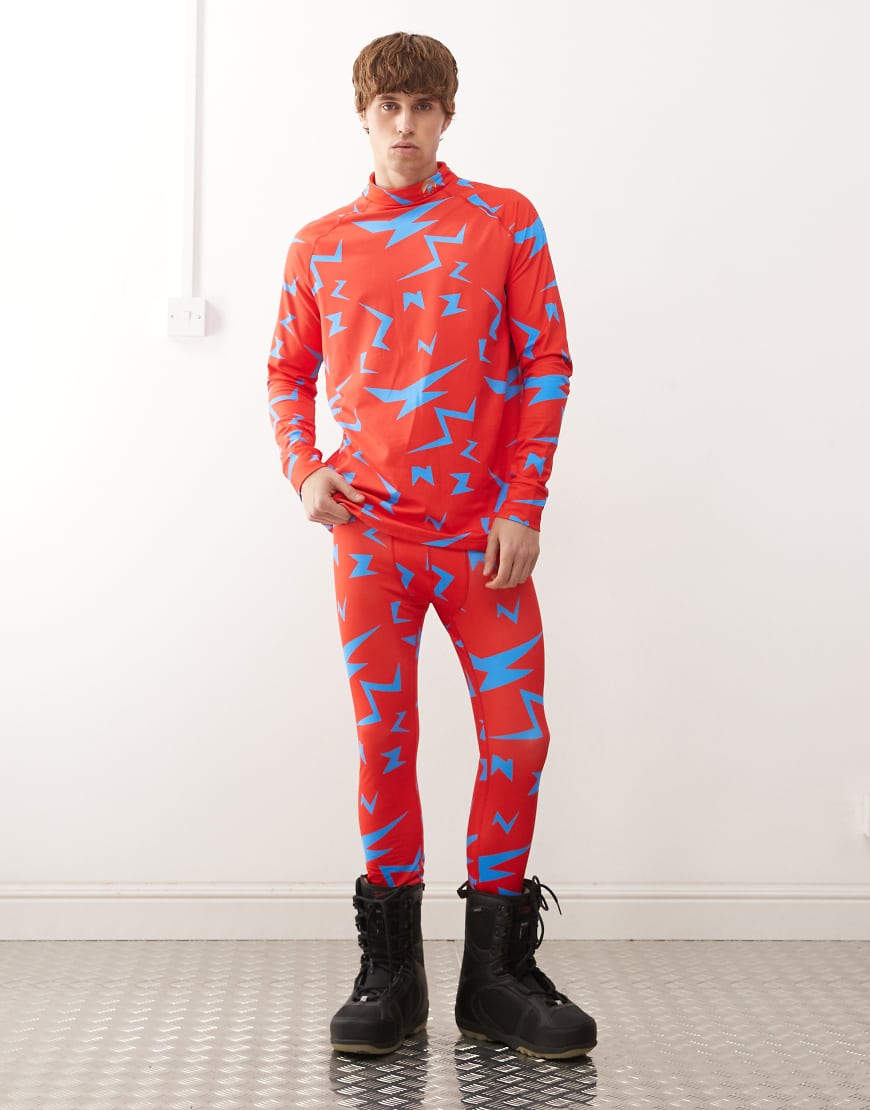 OOSC - Starman - Baselayer-Hose für Herren in Rot von OOSC