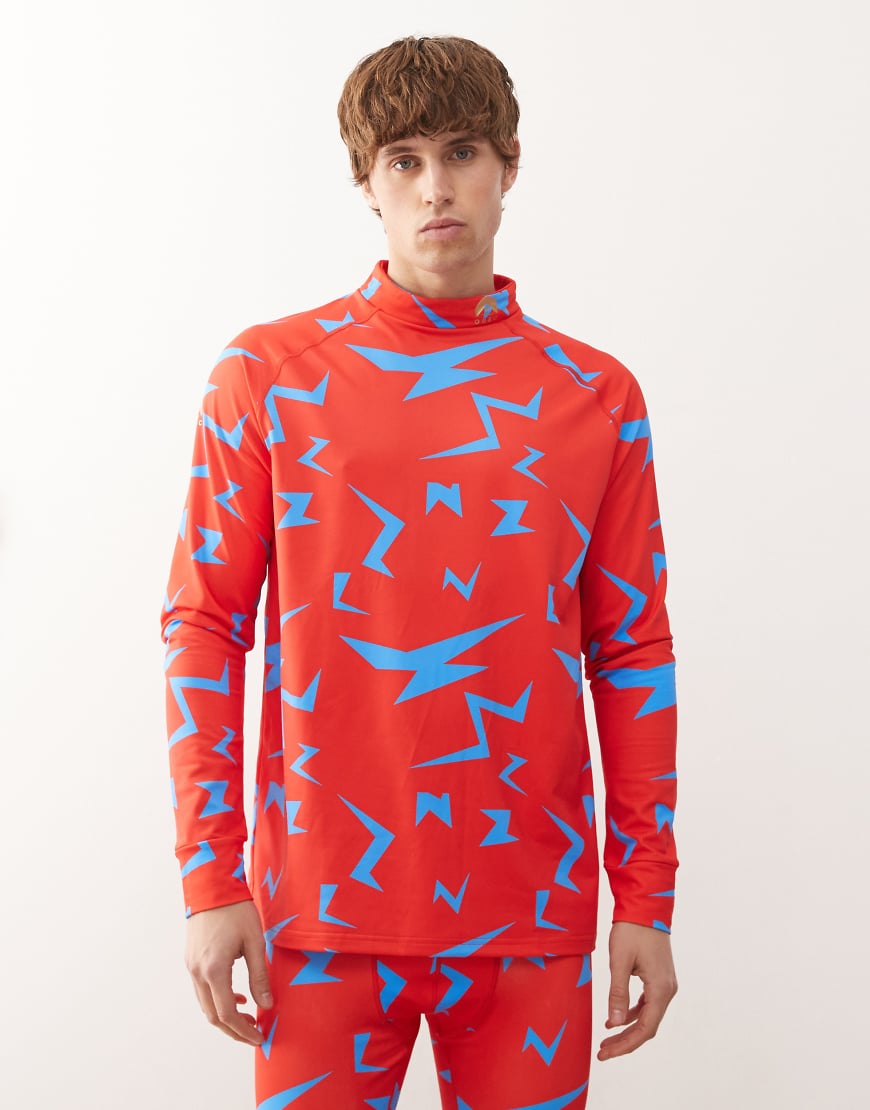 OOSC - Starman - Baselayer-Oberteil für Herren in Rot von OOSC