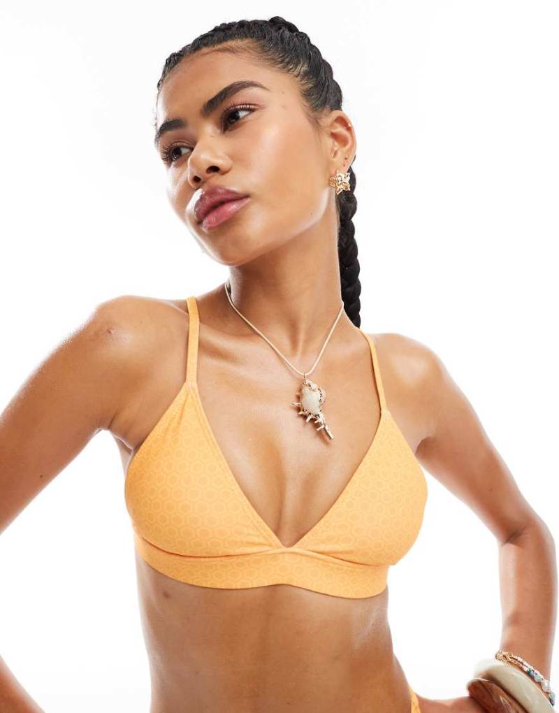 OOSC - Tangerine Squeeze - Mix and Match - Boost 'Em Up - Bikinioberteil in Orange von OOSC