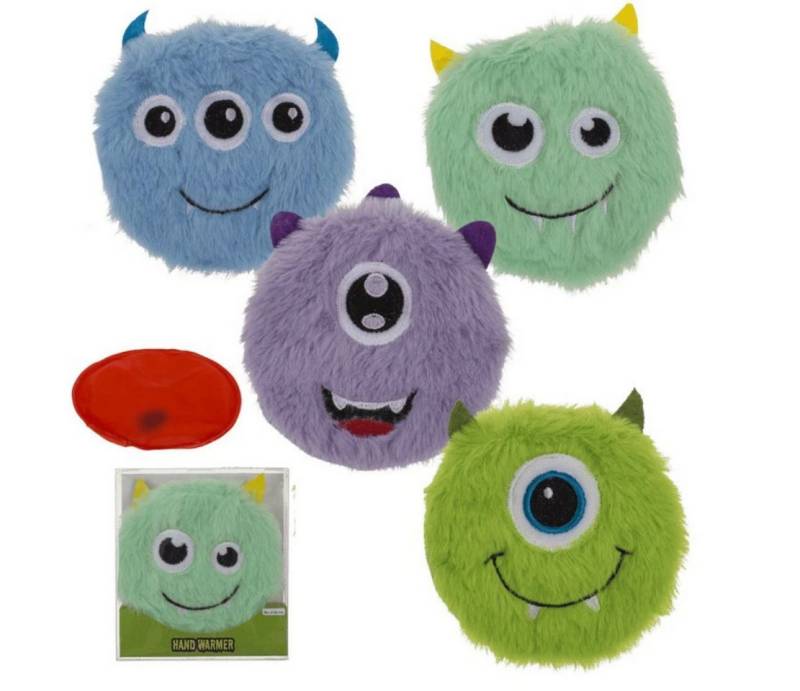 OOTB Handwärmer Taschenwärmer Monster Plüsch wiederverwendbar Handwärmer Kinder von OOTB