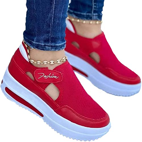 2022 Spring Sneakers Women Casual Breathable Sport Shoes, Casual Shoes Womens Spring and Summer Woven Breathable Casual Mesh Shoes von OOTDAY