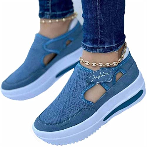 2022 Spring Sneakers Women Casual Breathable Sport Shoes, Casual Shoes Womens Spring and Summer Woven Breathable Casual Mesh Shoes von OOTDAY
