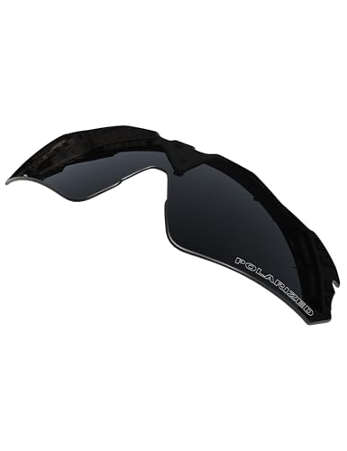 OOWLIT Ersatzgläser kompatibel mit Oakley Radar EV Path Sonnenbrille, Schwarz (Black Combine8™ Polarized), Einheitsgröße von OOWLIT