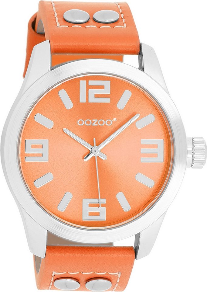OOZOO Quarzuhr Oozoo Damen Armbanduhr JR Analog Metall, (Analoguhr), Damenuhr rund, groß (ca. 40mm) Metallarmband, Casual-Style von OOZOO