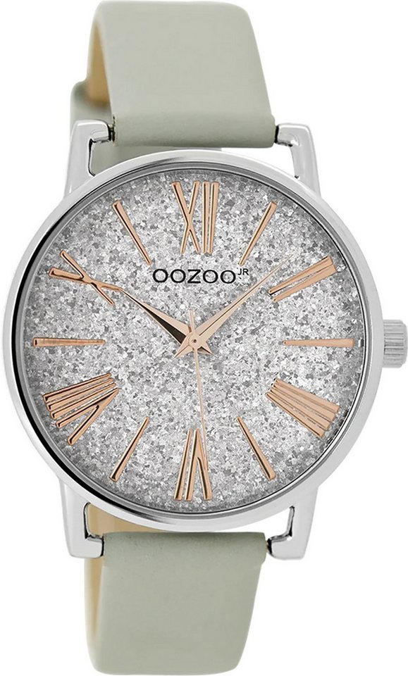 OOZOO Quarzuhr Oozoo Damen Armbanduhr JR Analog Metall, (Analoguhr), Damenuhr rund, mittel (ca. 38mm) Metallarmband, Fashion-Style von OOZOO