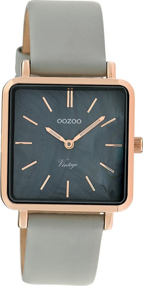 OOZOO Quarzuhr Oozoo Damen Armbanduhr Timepieces Analog, (Analoguhr), Damenuhr rund, klein (ca. 29mm) Metallarmband, Fashion-Style von OOZOO