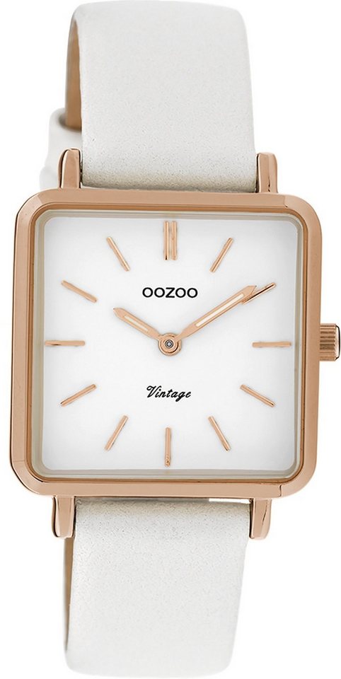 OOZOO Quarzuhr Oozoo Damen Armbanduhr Timepieces Analog, (Analoguhr), Damenuhr rund, klein (ca. 29mm) Metallarmband, Fashion-Style von OOZOO