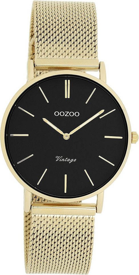 OOZOO Quarzuhr Oozoo Damen Armbanduhr Timepieces Analog, (Analoguhr), Damenuhr rund, mittel (ca. 32mm) Metallarmband, Fashion-Style von OOZOO