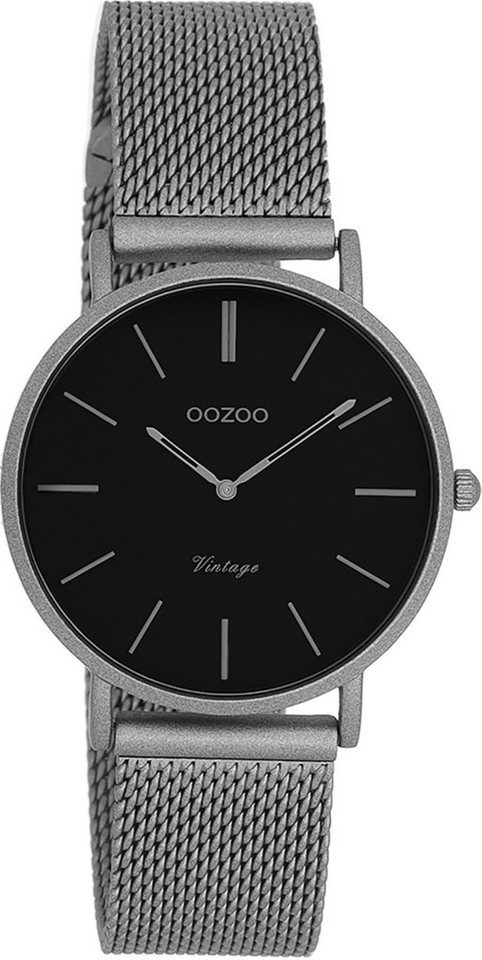 OOZOO Quarzuhr Oozoo Damen Armbanduhr Timepieces Analog, (Analoguhr), Damenuhr rund, mittel (ca. 32mm) Metallarmband, Fashion-Style von OOZOO