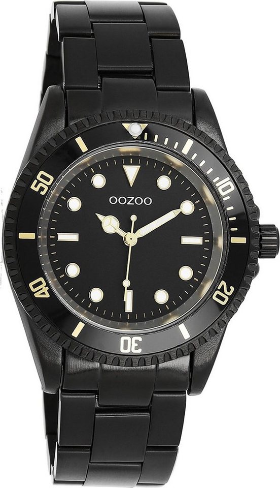 OOZOO Quarzuhr Oozoo Damen Armbanduhr Timepieces Analog, (Analoguhr), Damenuhr rund, mittel (ca. 36mm) Edelstahlarmband, Elegant-Style von OOZOO