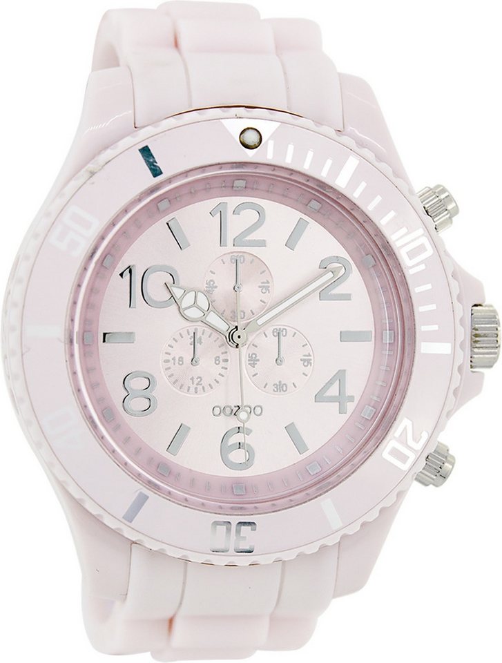 OOZOO Quarzuhr Oozoo Herren Armbanduhr Timepieces Analog, (Analoguhr), Herrenuhr rund, extra groß (ca. 48mm) Silikonarmband, Fashion-Style von OOZOO