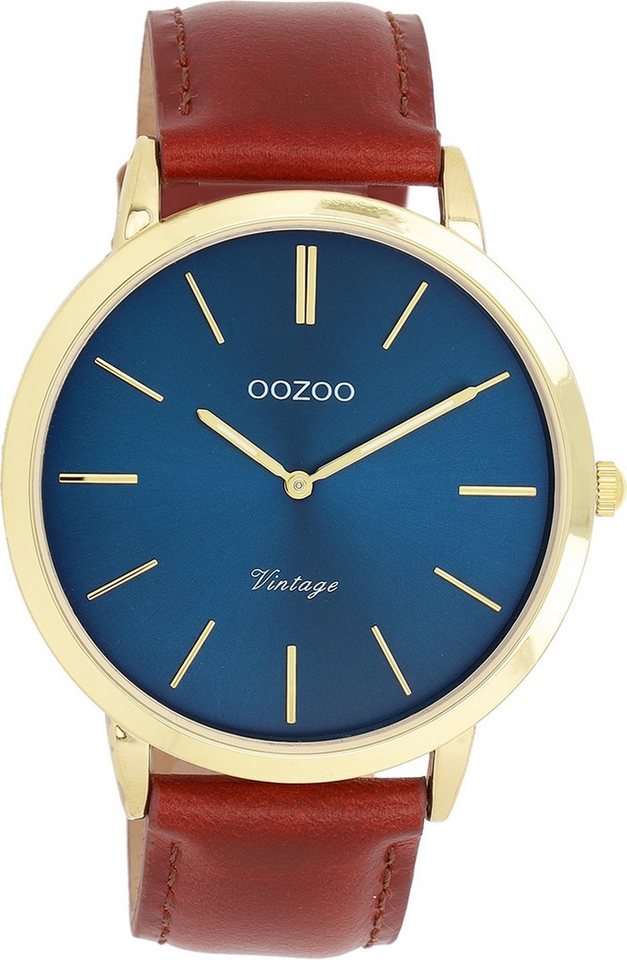 OOZOO Quarzuhr Oozoo Unisex Armbanduhr OOZOO Vintage, (Analoguhr) von OOZOO