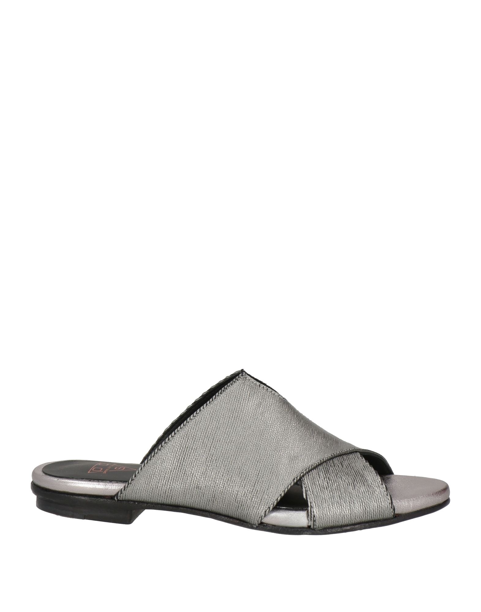 OPEN CLOSED SHOES Sandale Damen Grau von OPEN CLOSED SHOES