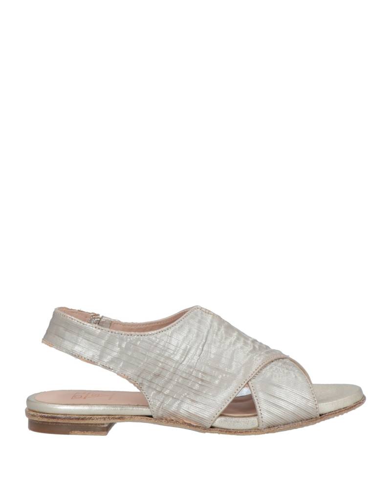 OPEN CLOSED SHOES Sandale Damen Platin von OPEN CLOSED SHOES