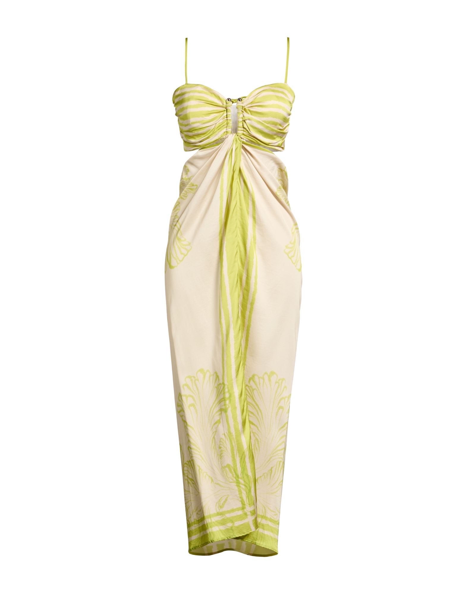 OPEN Midi-kleid Damen Limettengrün von OPEN
