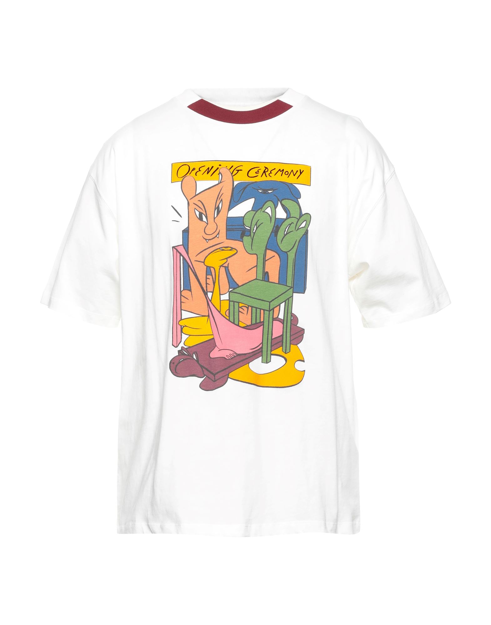 OPENING CEREMONY T-shirts Herren Weiß OPENING CEREMONY T-shirts Herren Weiß von OPENING CEREMONY