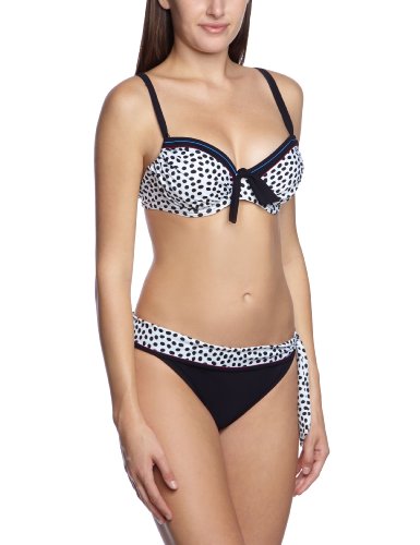 OPERA Bikini mit Bügel und Umschlag-Slip Serie Adge Gr. 38 40 42 Cup C D E F (40F) von OPERA