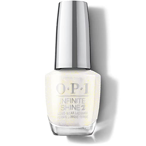 OPI Jewel Be Bold Christmas Collection – Infinite Shine Nagellack Snow Holding Back – für einen Gel Nägel Look mit bis zu 11 Tagen Halt – mit extra breitem ProWide Pinsel von OPI