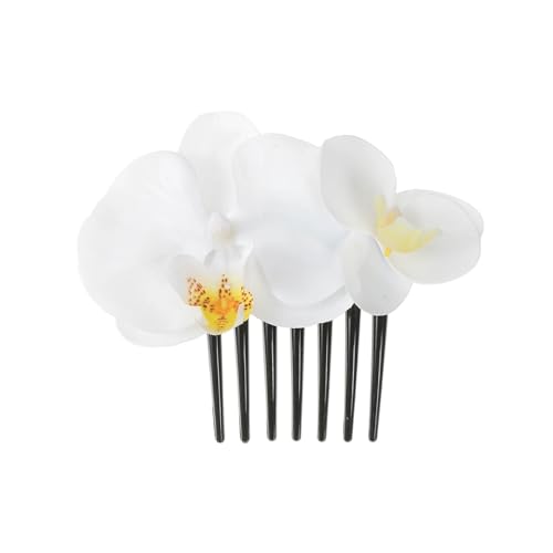 Haarspange Mit Rosenblume 2 stücke Doppel Flanell Rose Haar Clips for Frauen Mädchen Haar Band Gabel Kamm Haarnadel Blume(Color10) von OPIGJUFD
